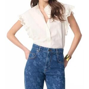 NEW VANESSABRUNO gifty blouse in ecru